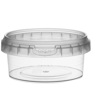 Picture of TP Plastic pot rond 180ml met veiligheidssluiting inclusief deksel
